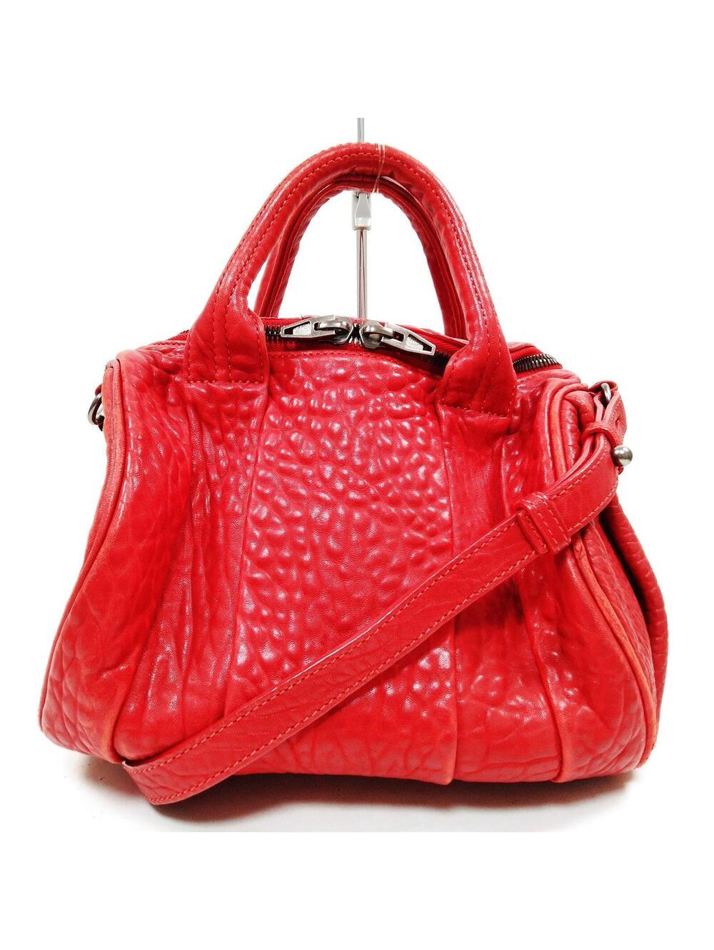 Alexander Wang Hand Bag Red Leather 4524627